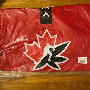Full Send Maple Leafs Hockey Hoodie Size Lg Red